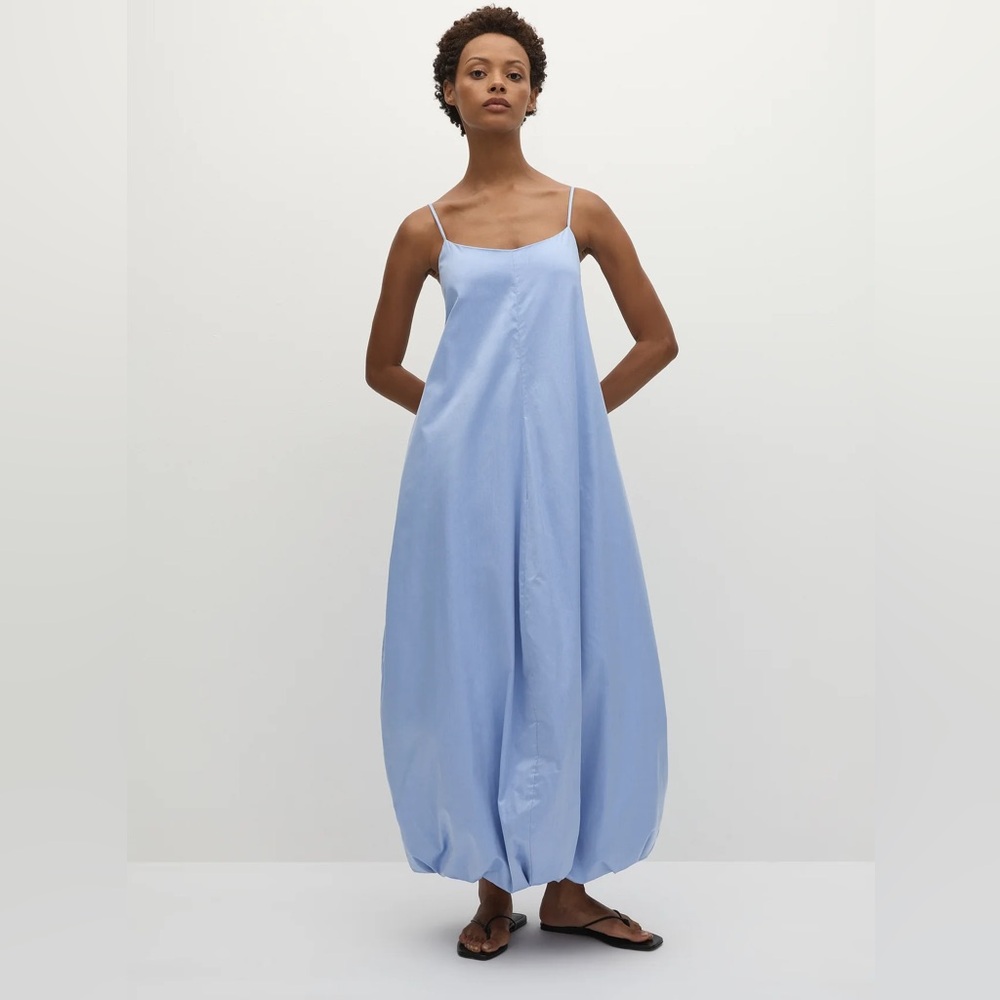 NWT Faithfully the Brand Aniela Maxi Dress - Soft Blue
